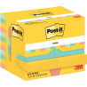 Paquet de 12 blocs notes post it collection beachside 100 feuilles 38