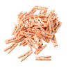 Sachet de 48 mini pinces à linge en bois brut
